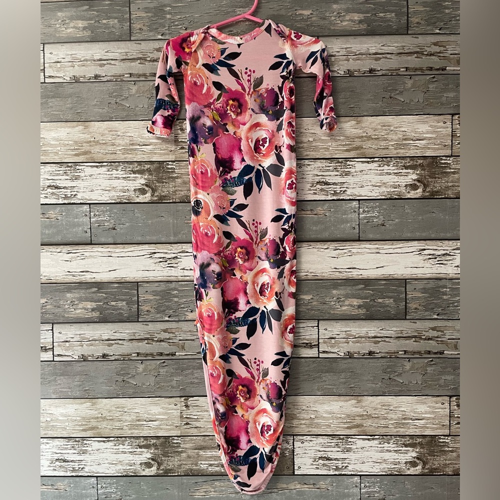 Posh Peanut Dusk Rose Knotted Gown